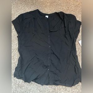 NEW - Old Navy Black loose fit top blouse